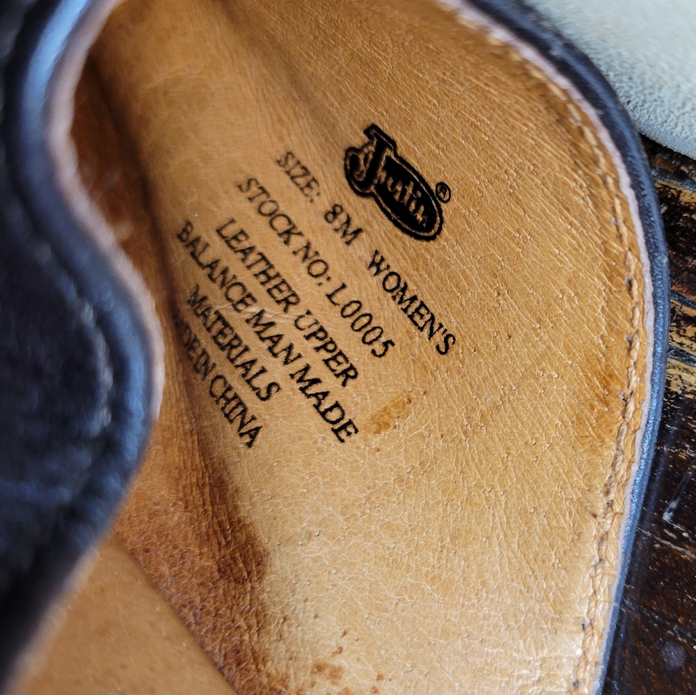 justin vintage leather mules, 8 - Picture 5 of 7